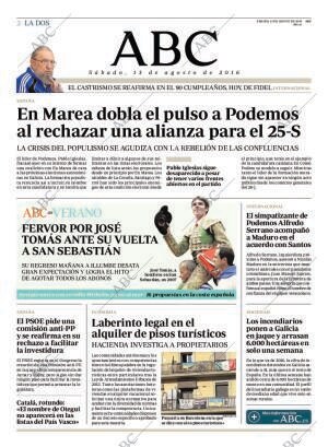 ABC MADRID 13-08-2016 página 2