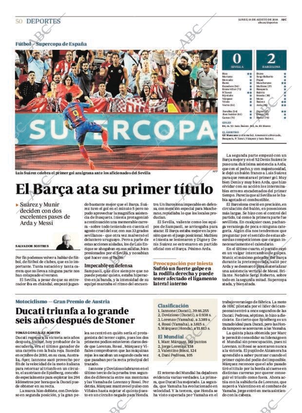 ABC MADRID 15-08-2016 página 50