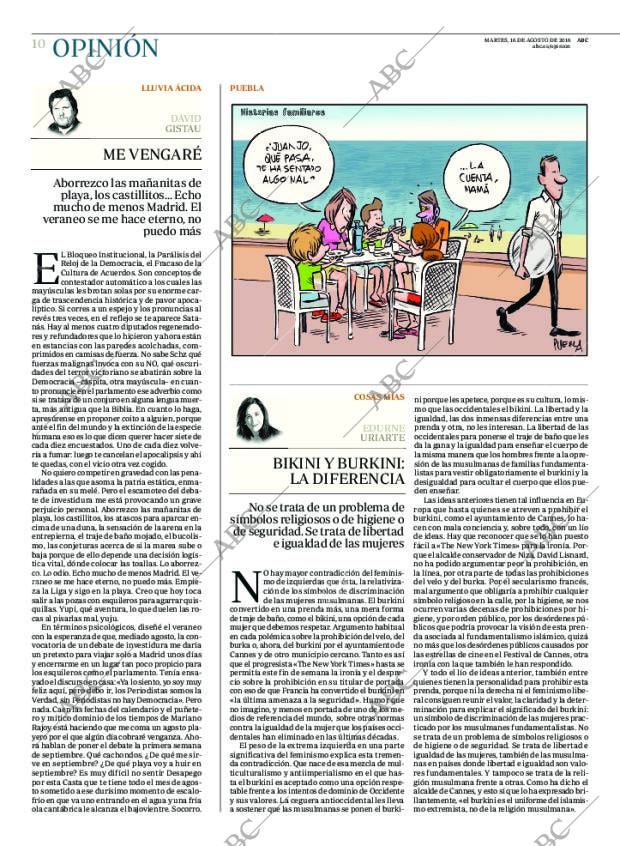 ABC MADRID 16-08-2016 página 10