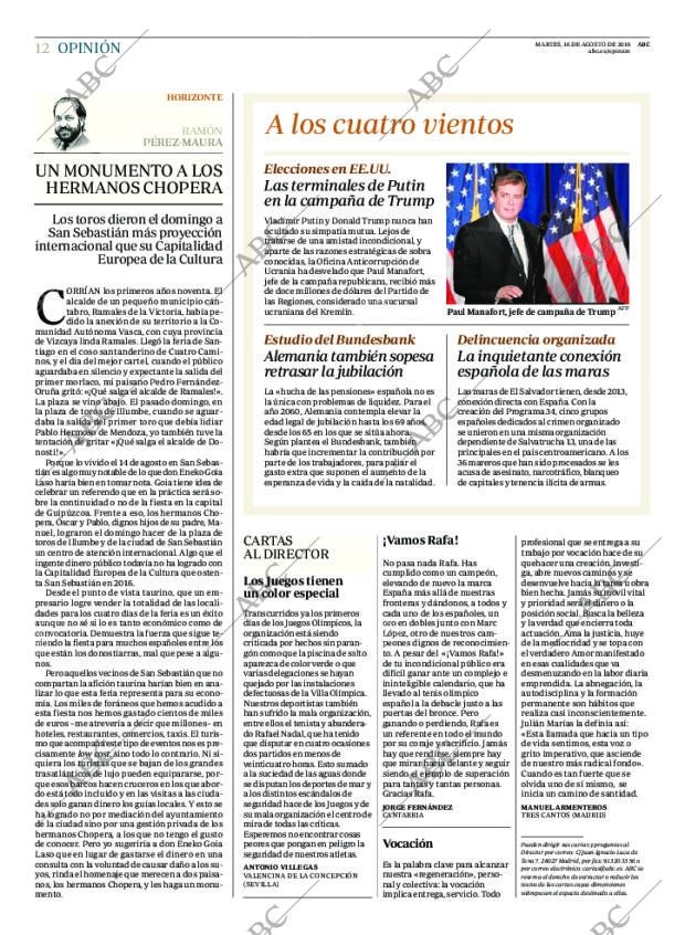 ABC MADRID 16-08-2016 página 12