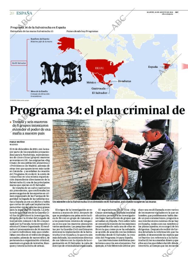 ABC MADRID 16-08-2016 página 20