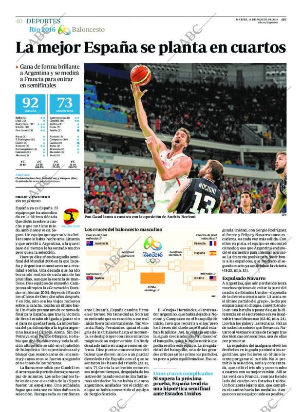 ABC MADRID 16-08-2016 página 40