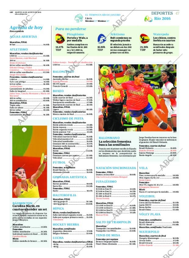 ABC MADRID 16-08-2016 página 47