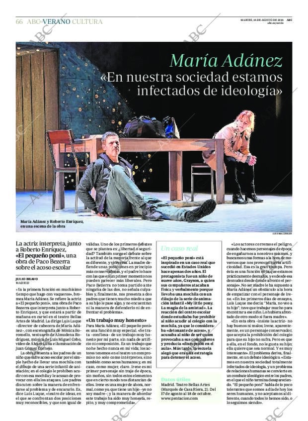 ABC MADRID 16-08-2016 página 66