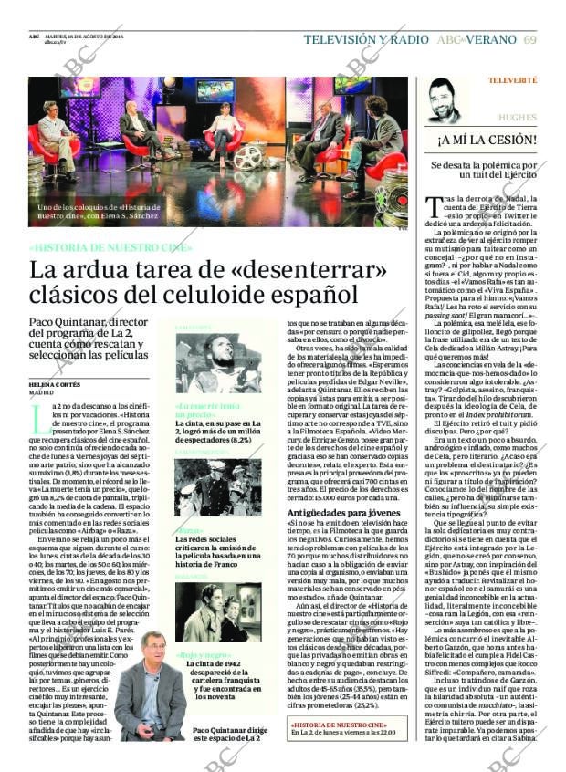 ABC MADRID 16-08-2016 página 69