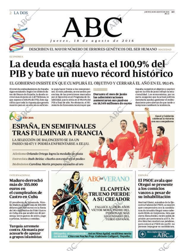 ABC MADRID 18-08-2016 página 2