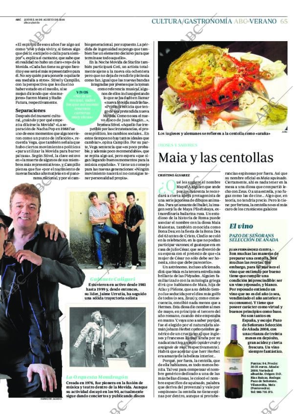ABC MADRID 18-08-2016 página 65