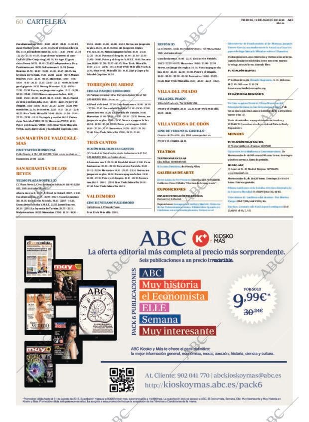 ABC MADRID 19-08-2016 página 60