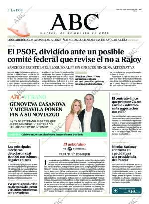 ABC MADRID 23-08-2016 página 2