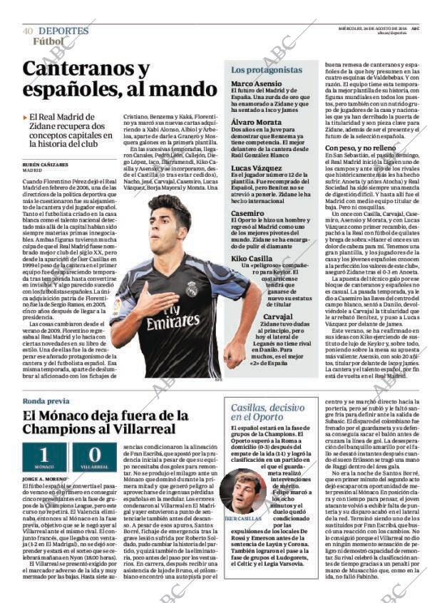 ABC MADRID 24-08-2016 página 40
