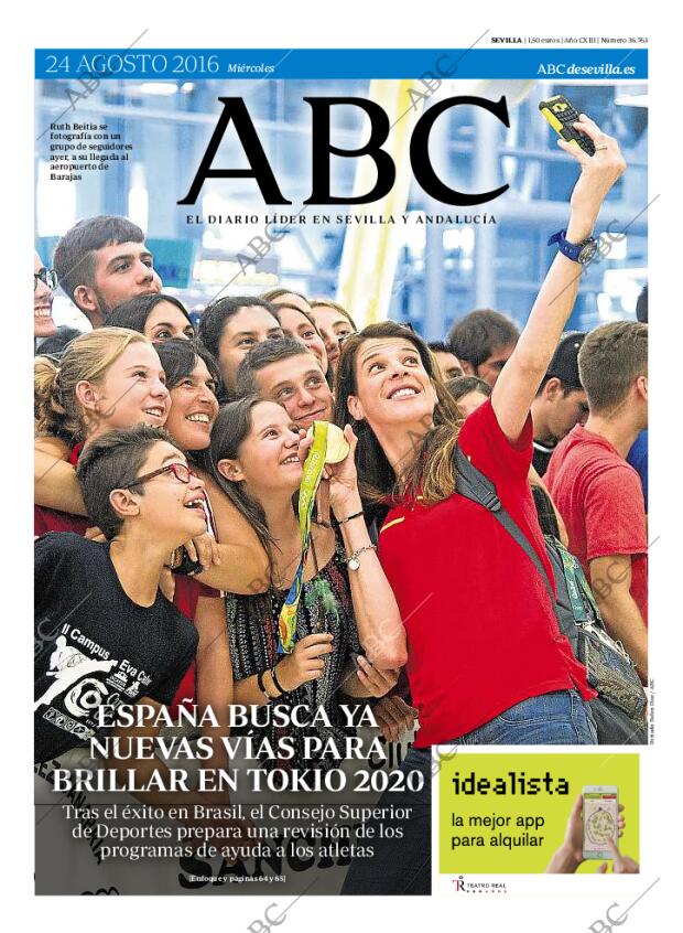 ABC SEVILLA 24-08-2016 página 1