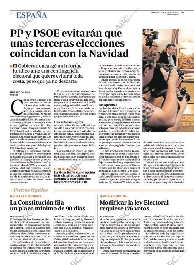 ABC MADRID 26-08-2016 página 14