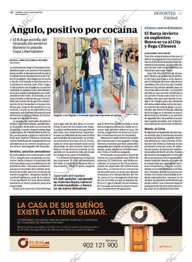 ABC MADRID 26-08-2016 página 43