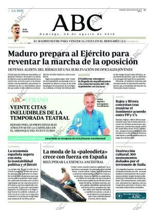 ABC MADRID 28-08-2016 página 2