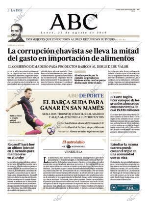 ABC MADRID 29-08-2016 página 2