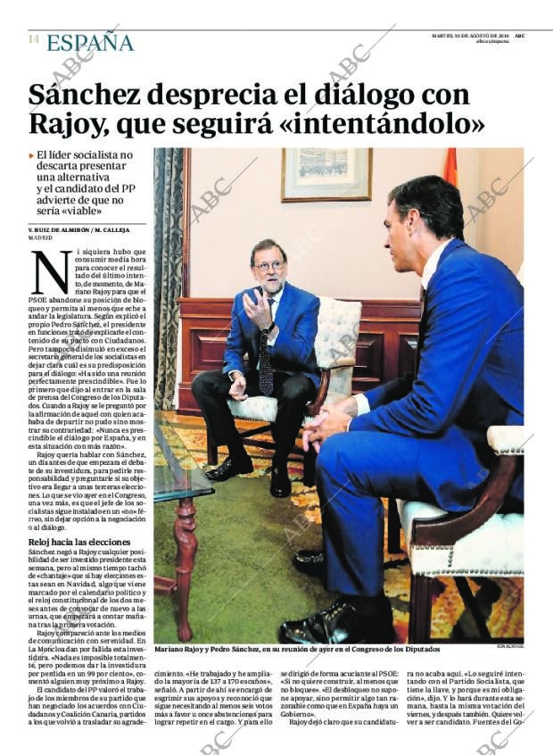 ABC MADRID 30-08-2016 página 14