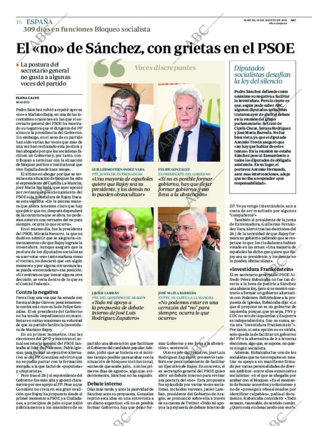 ABC MADRID 30-08-2016 página 16