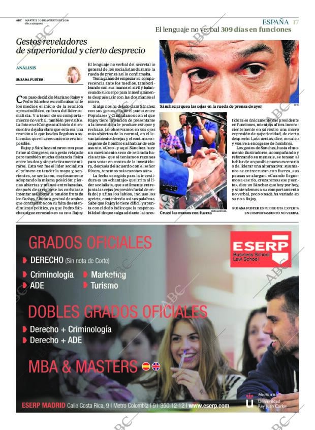 ABC MADRID 30-08-2016 página 17