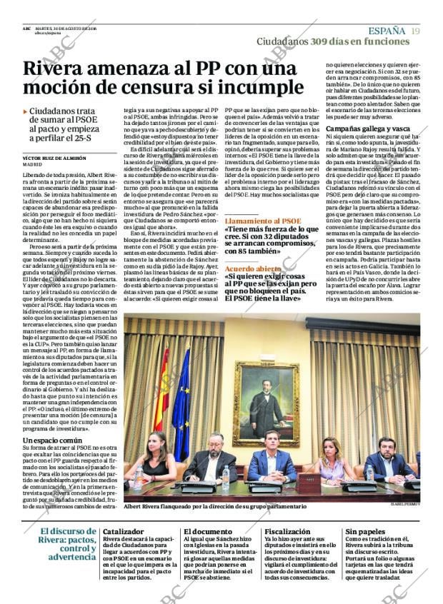 ABC MADRID 30-08-2016 página 19