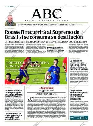 ABC MADRID 30-08-2016 página 2