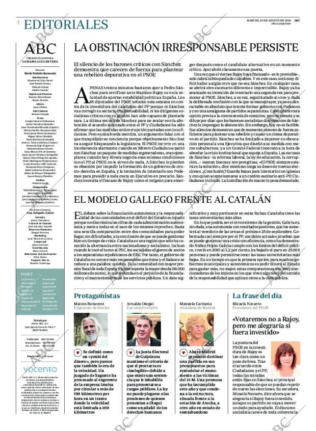 ABC MADRID 30-08-2016 página 4