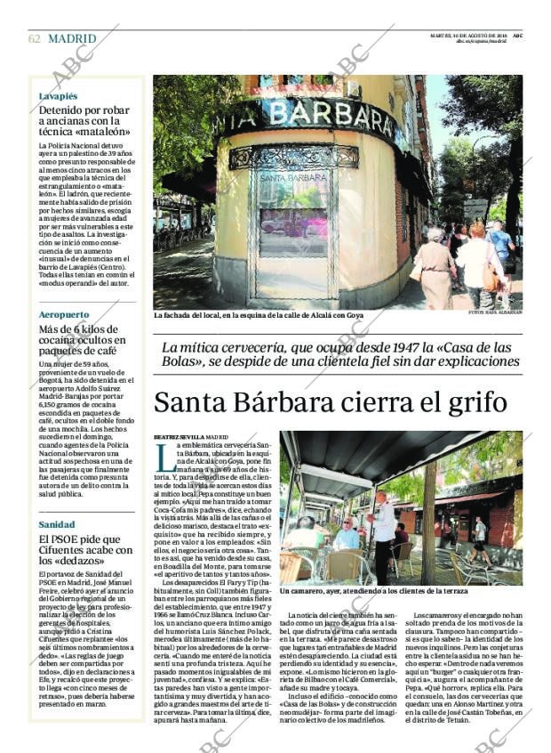 ABC MADRID 30-08-2016 página 62