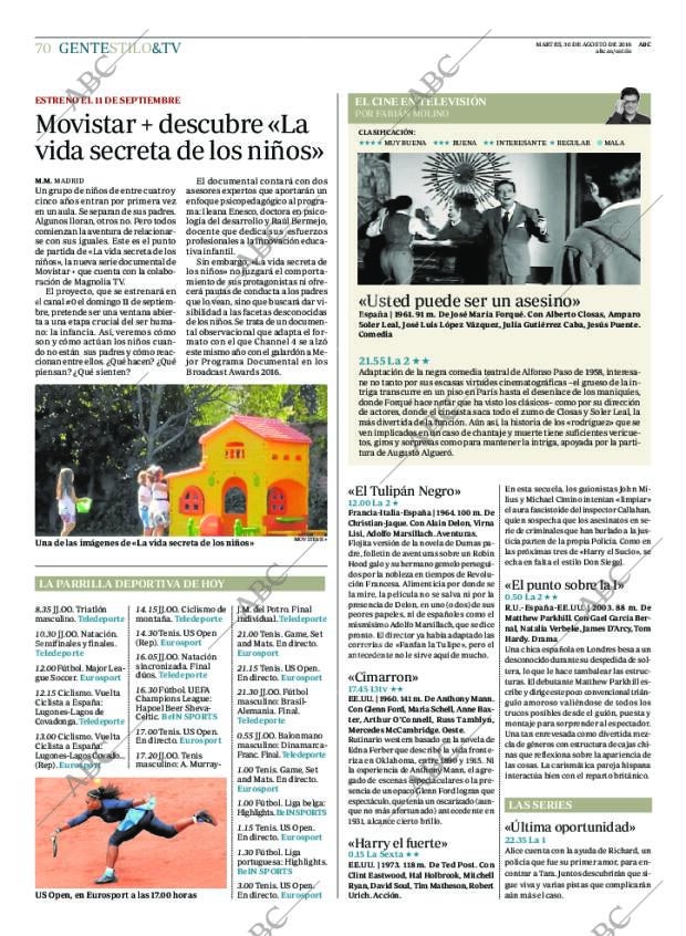 ABC MADRID 30-08-2016 página 70