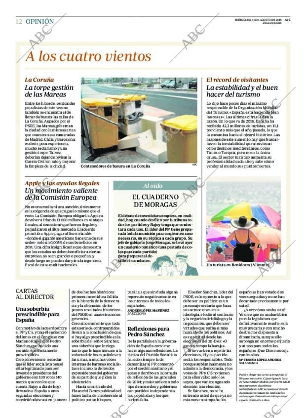 ABC MADRID 31-08-2016 página 12