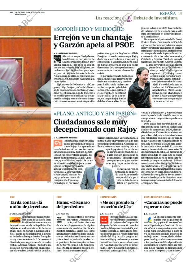 ABC MADRID 31-08-2016 página 19