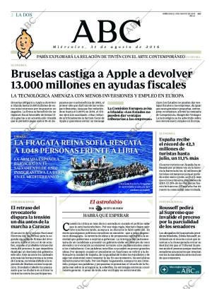 ABC MADRID 31-08-2016 página 2