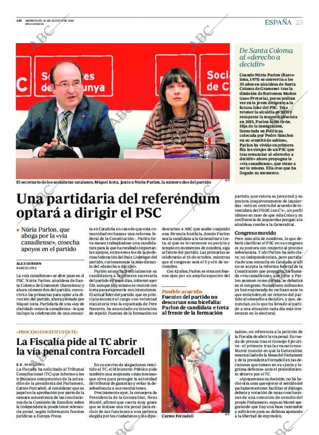 ABC MADRID 31-08-2016 página 23