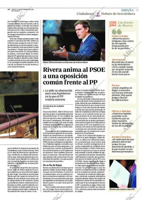 ABC MADRID 01-09-2016 página 19