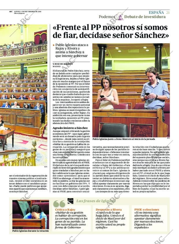 ABC MADRID 01-09-2016 página 21