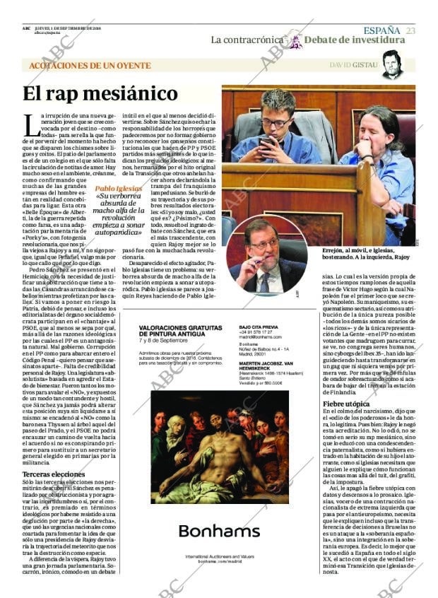 ABC MADRID 01-09-2016 página 23