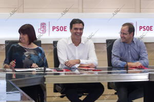 Reunión de la ejecutiva del Psoe