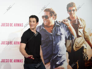 Photocall de la película «Juego de armas», con su director Todd Phillips, y los...