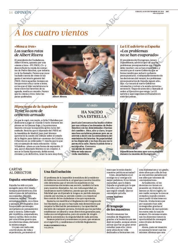 ABC MADRID 10-09-2016 página 14