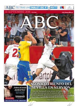 ABC SEVILLA 11-09-2016 página 1