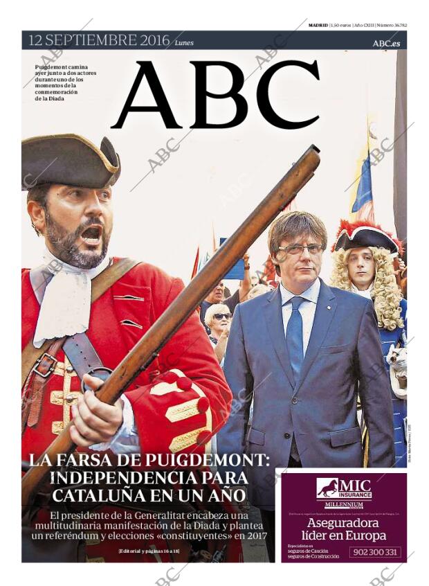 ABC MADRID 12-09-2016 página 1