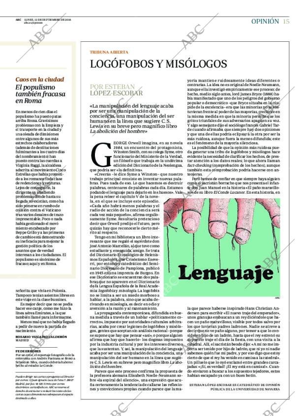 ABC MADRID 12-09-2016 página 15