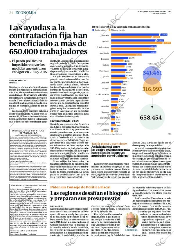ABC MADRID 12-09-2016 página 34
