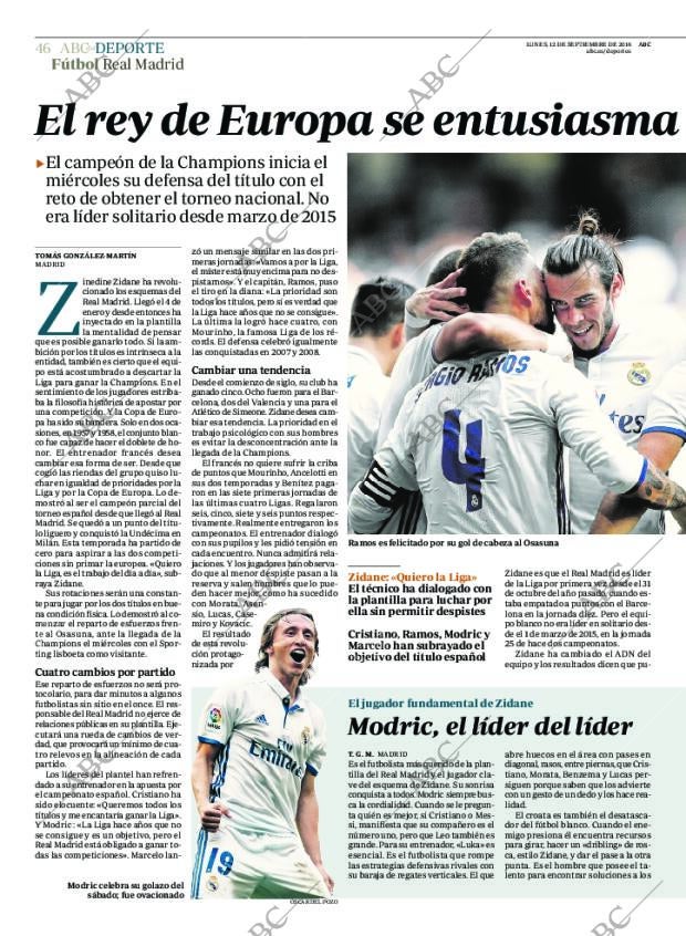 ABC MADRID 12-09-2016 página 46