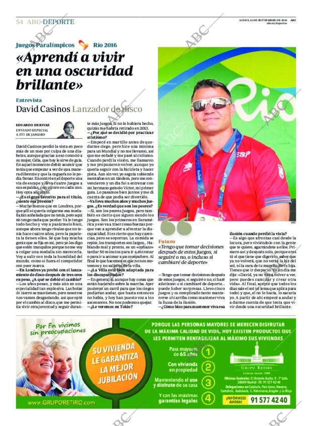 ABC MADRID 12-09-2016 página 54