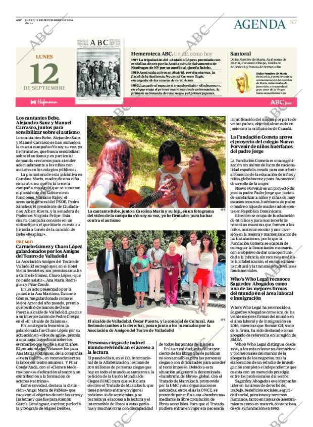 ABC MADRID 12-09-2016 página 57
