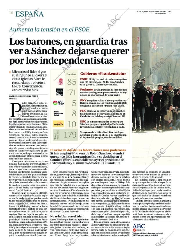 ABC MADRID 13-09-2016 página 16