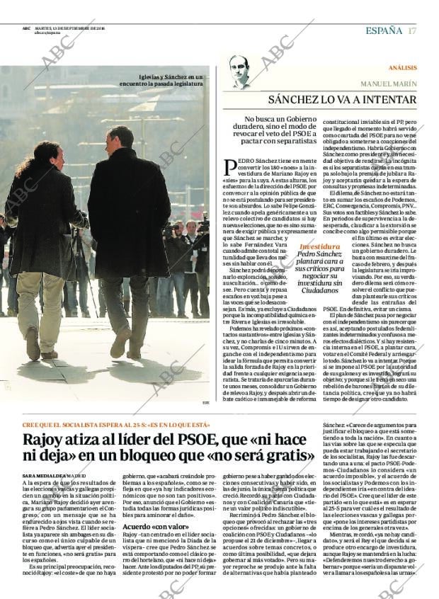 ABC MADRID 13-09-2016 página 17