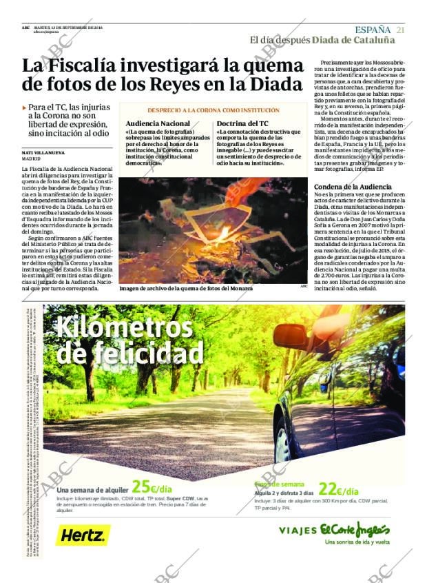 ABC MADRID 13-09-2016 página 21