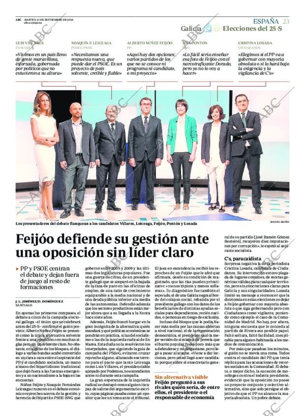 ABC MADRID 13-09-2016 página 23