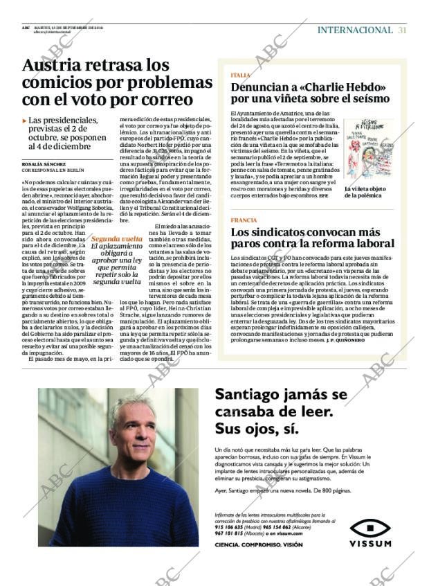 ABC MADRID 13-09-2016 página 31