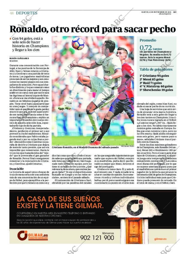 ABC MADRID 13-09-2016 página 48